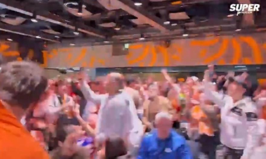 Βαλένθια: Χαμός στη «Roig Arena» από τους οπαδούς της που έβλεπαν το ματς με Παναθηναϊκό (video)