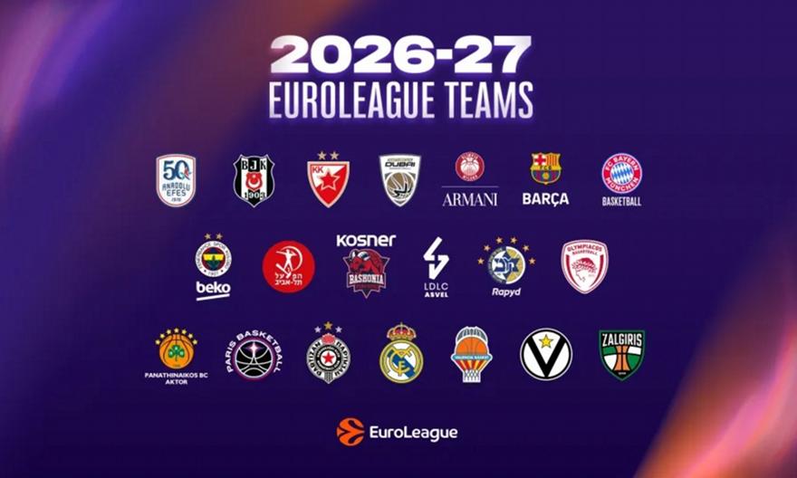 Στις 24/9 το τζάμπολ της νέας σεζόν της EuroLeague – Πότε γίνονται Super Cup και Final 4!